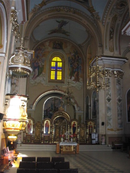 Image - Buchach: the Church of the Theotokos (1764) interior. 